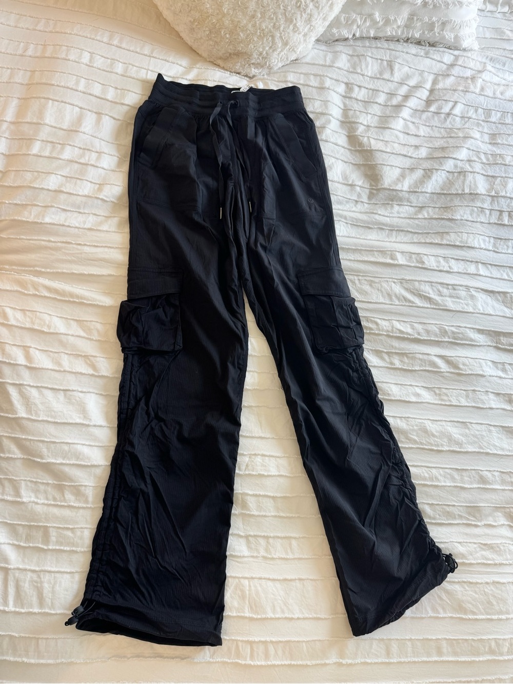 lululemon athletica Black Cargo Track Pants